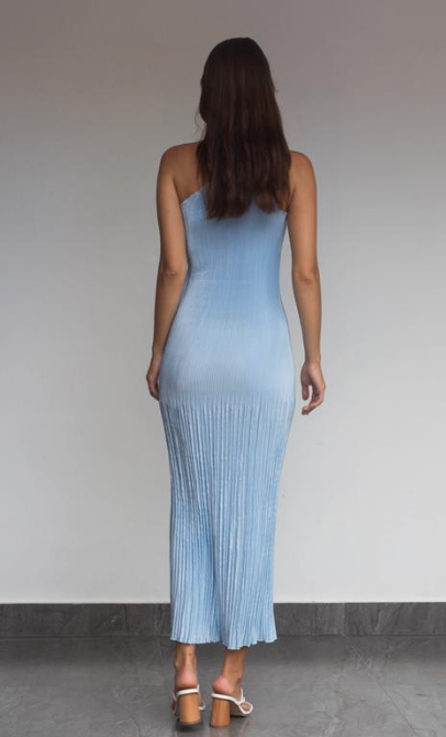 L'IDEE - SOIREE ONE SHOULDER - ICE BLUE
